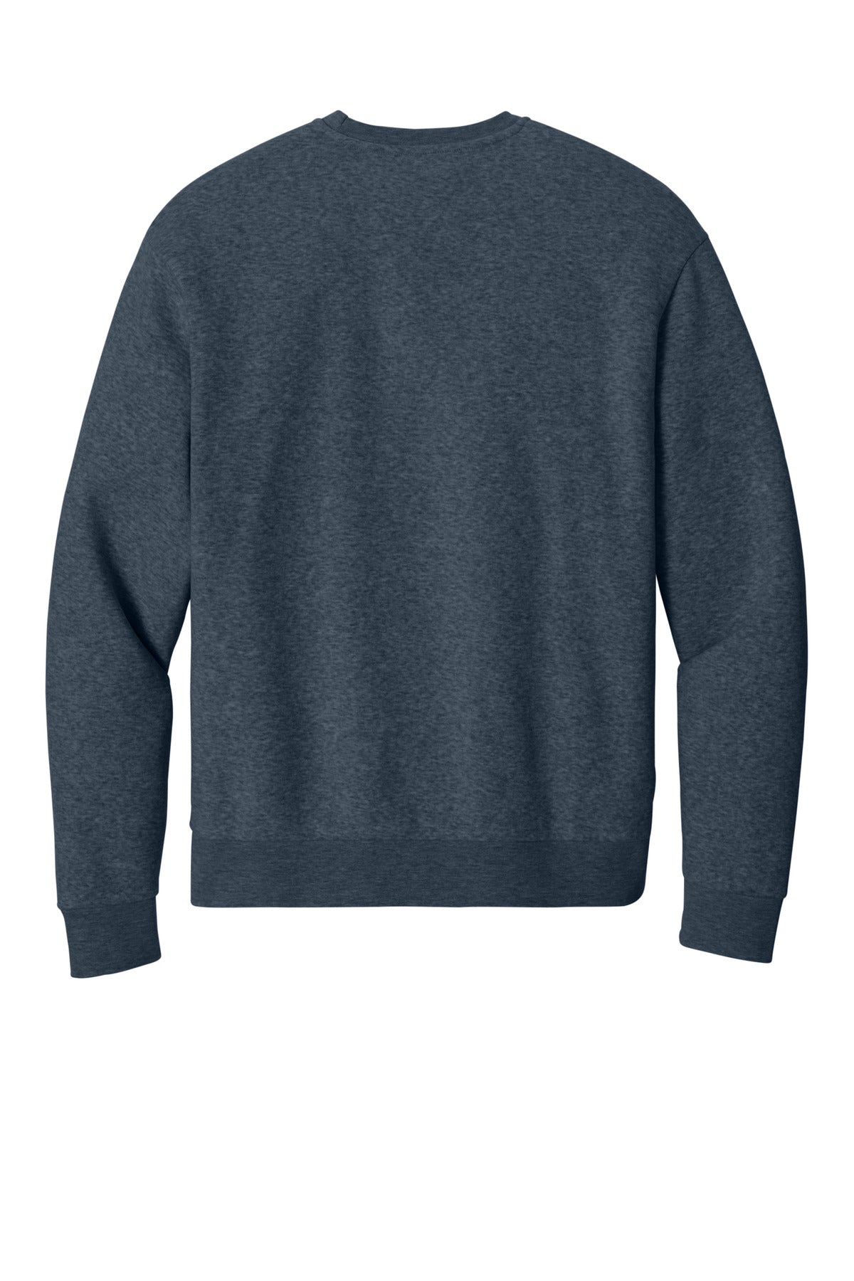 Custom Embroidered District Sweatshirts in Navy Heather