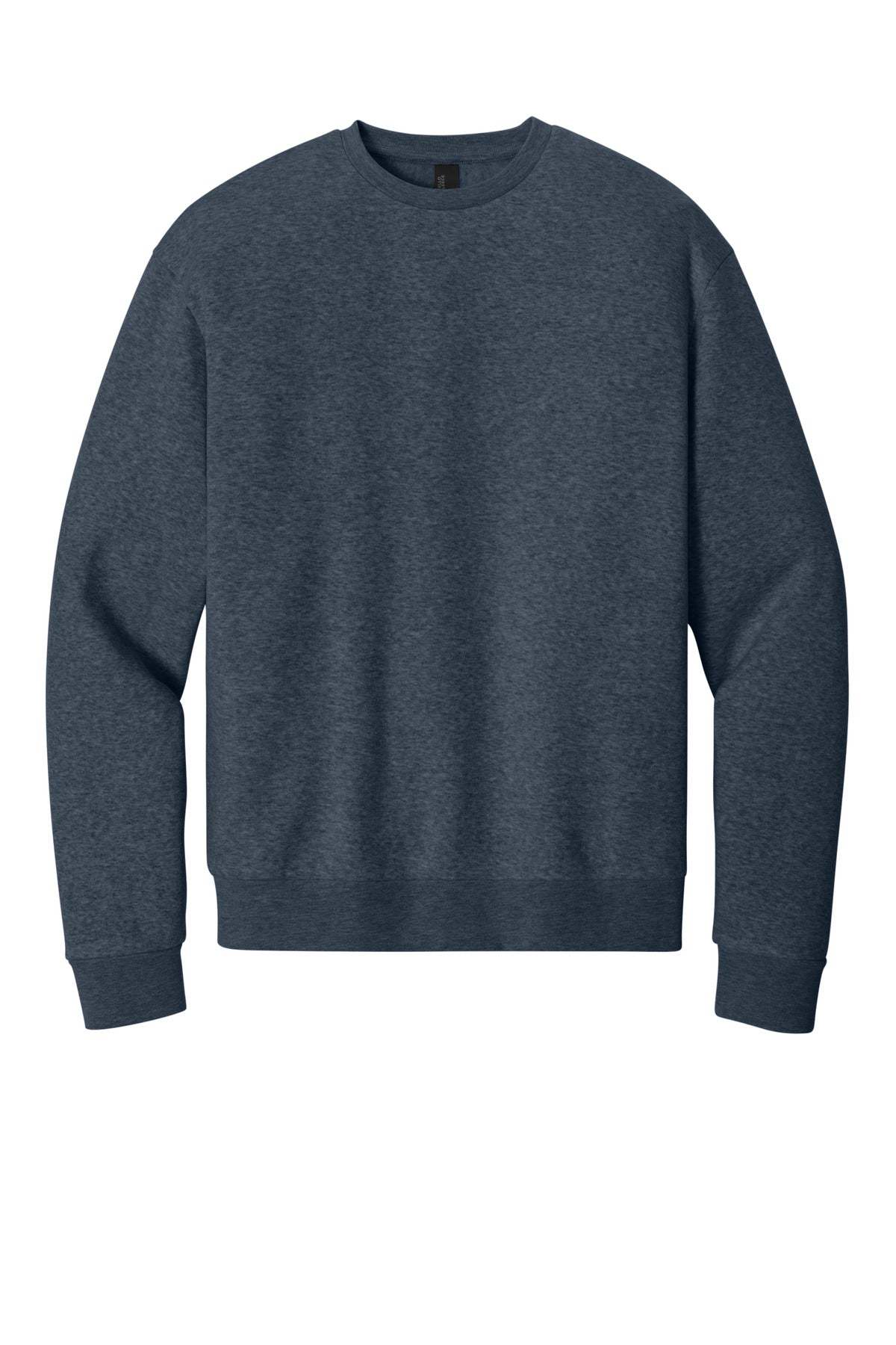 Custom Embroidered District Sweatshirts in Navy Heather