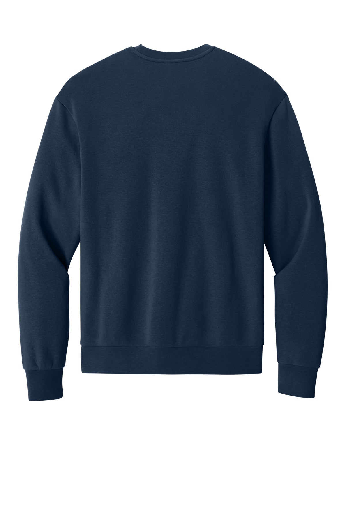 Custom Embroidered District Sweatshirts in River Blue Navy