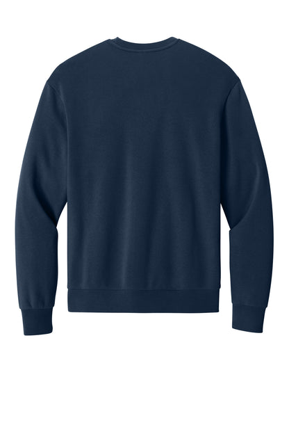 Custom Embroidered District Sweatshirts in River Blue Navy