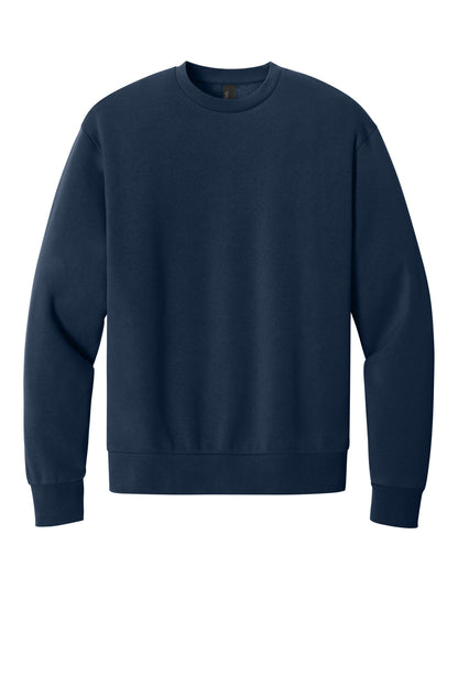 Custom Embroidered District Sweatshirts in River Blue Navy