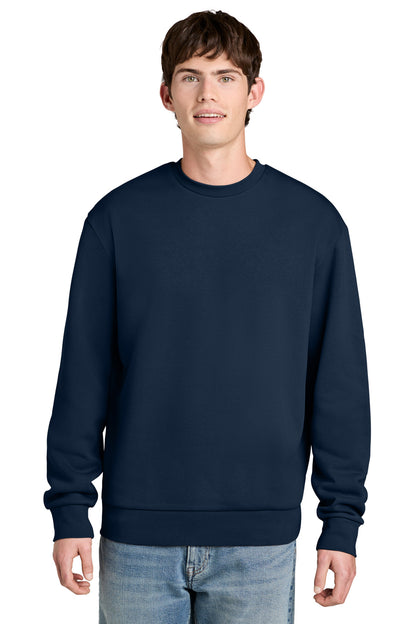 Custom Embroidered District Sweatshirts in River Blue Navy