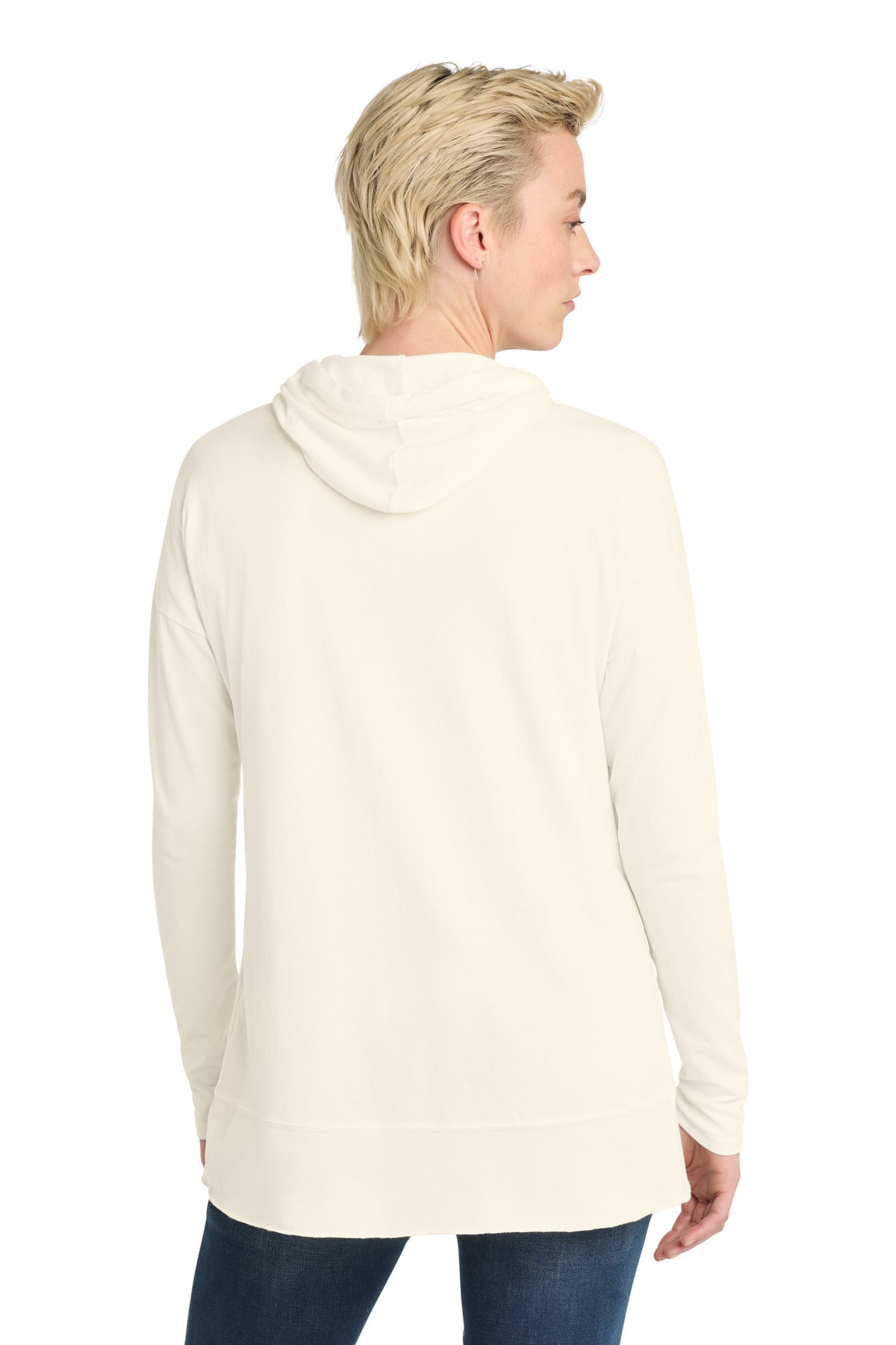 Custom Embroidered District Sweatshirts/Fleece in Gardenia