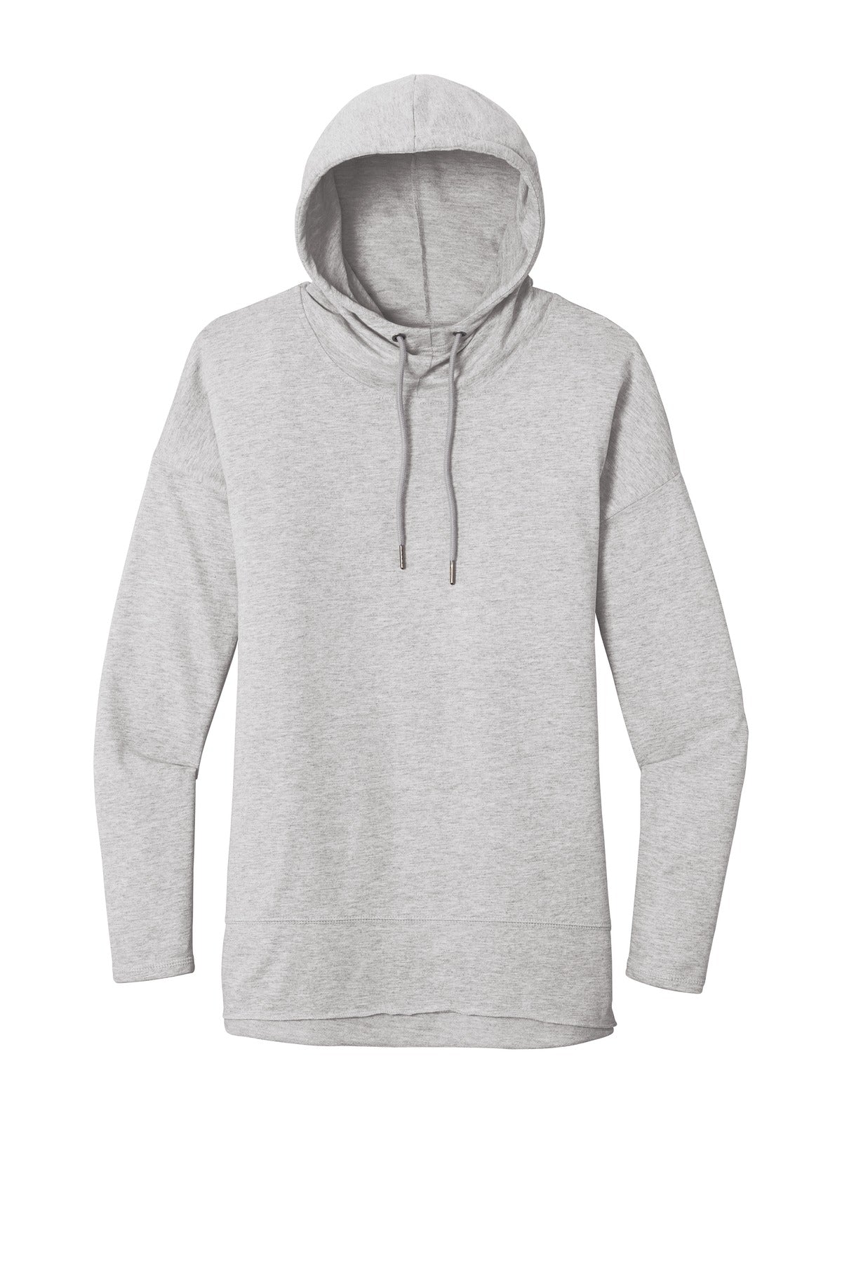 Custom Embroidered District Sweatshirts/Fleece in Light Heather Grey