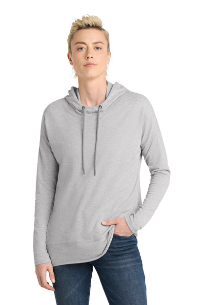 Custom Embroidered District Sweatshirts/Fleece in Light Heather Grey