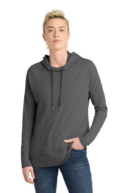 Custom Embroidered District Sweatshirts/Fleece in Washed Coal