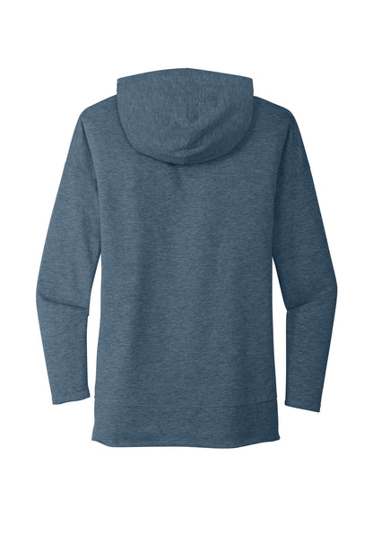 Custom Embroidered District Sweatshirts/Fleece in Washed Indigo