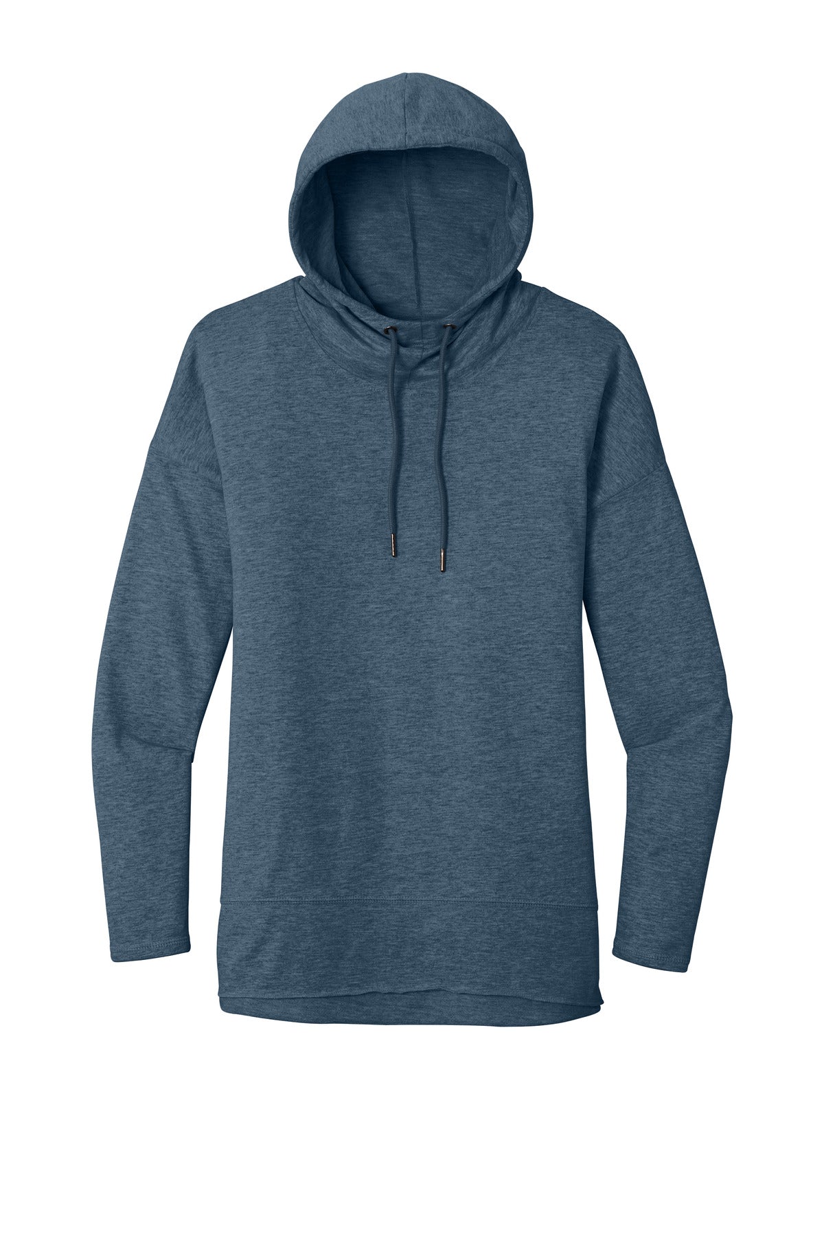 Custom Embroidered District Sweatshirts/Fleece in Washed Indigo