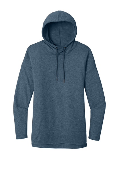 Custom Embroidered District Sweatshirts/Fleece in Washed Indigo
