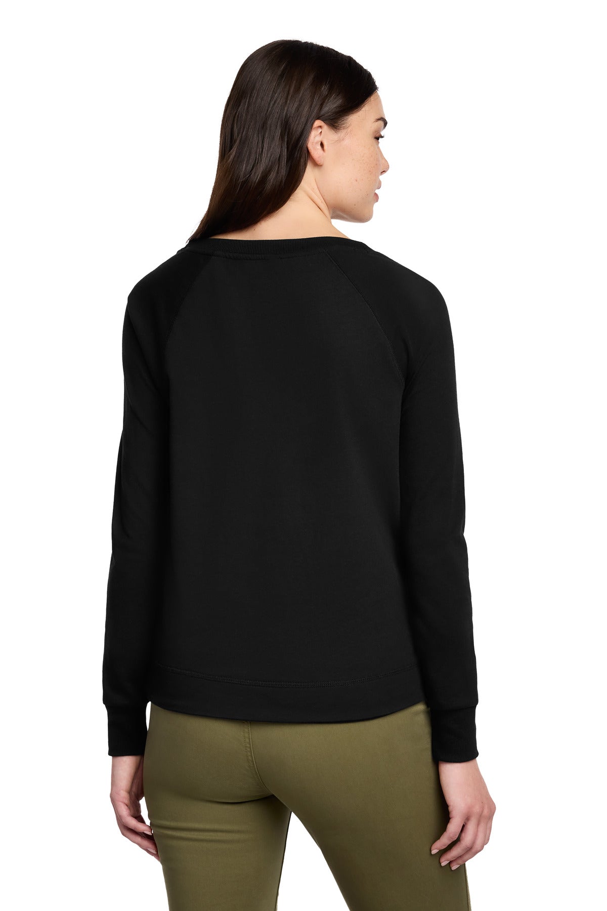 Custom Embroidered District Sweatshirts/Fleece in Black