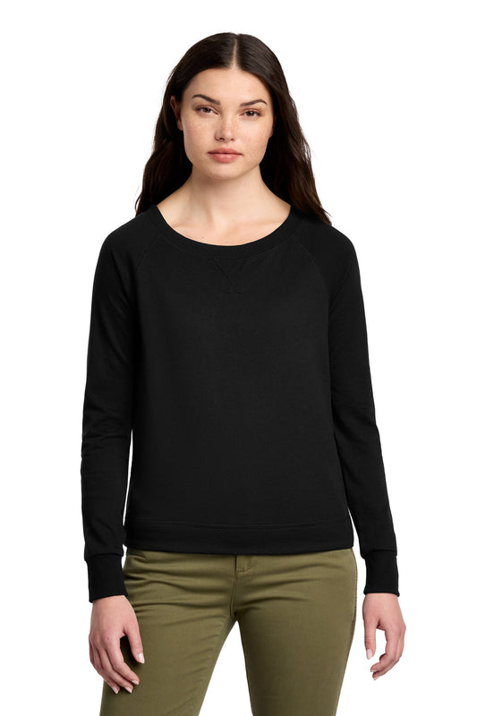 Custom Embroidered District Sweatshirts/Fleece in Black