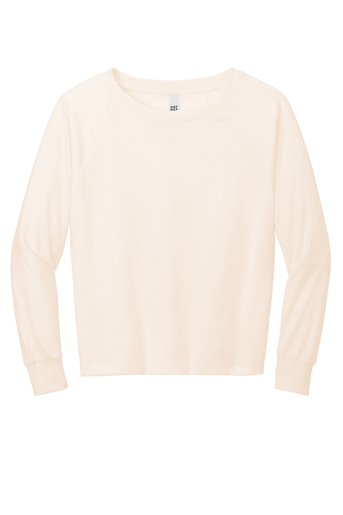 Custom Embroidered District Sweatshirts/Fleece in Gardenia