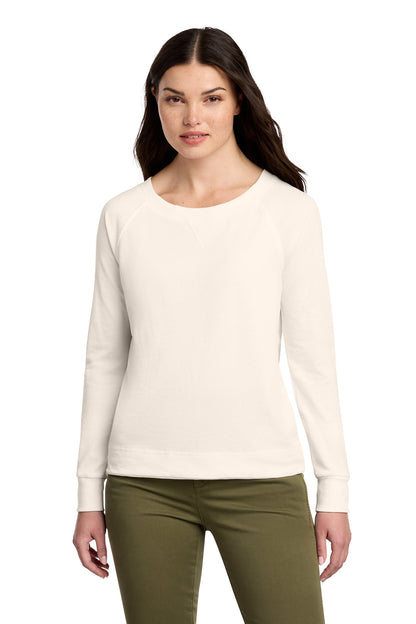 Custom Embroidered District Sweatshirts/Fleece in Gardenia
