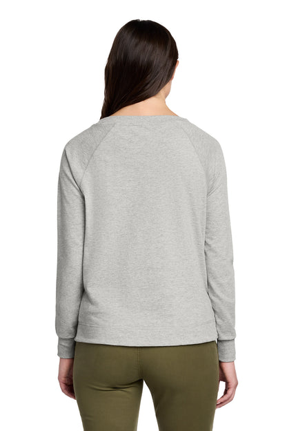 Custom Embroidered District Sweatshirts/Fleece in Light Heather Grey
