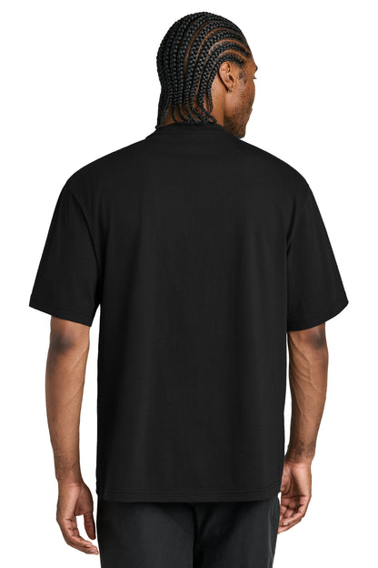 Custom Embroidered District T-Shirts  in Black