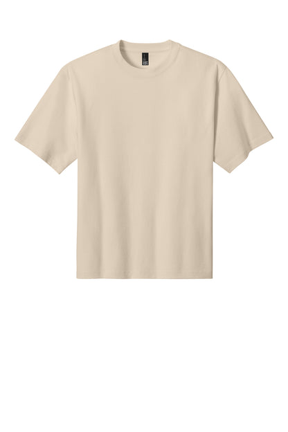 Custom Embroidered District T-Shirts  in Chai