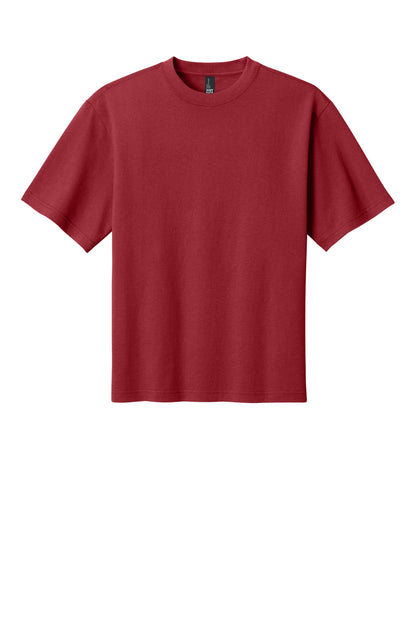 Custom Embroidered District T-Shirts  in Cherrywood