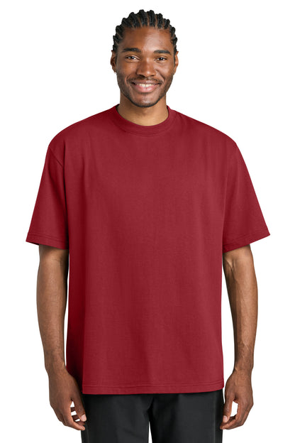 Custom Embroidered District T-Shirts  in Cherrywood
