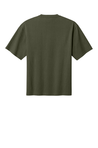 Custom Embroidered District T-Shirts  in Dark Olive