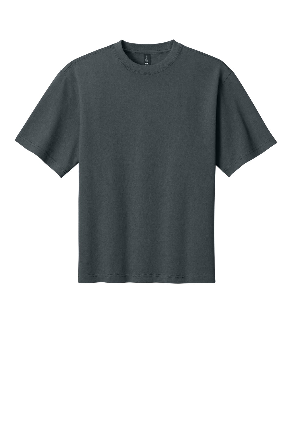 Custom Embroidered District T-Shirts  in Graphite