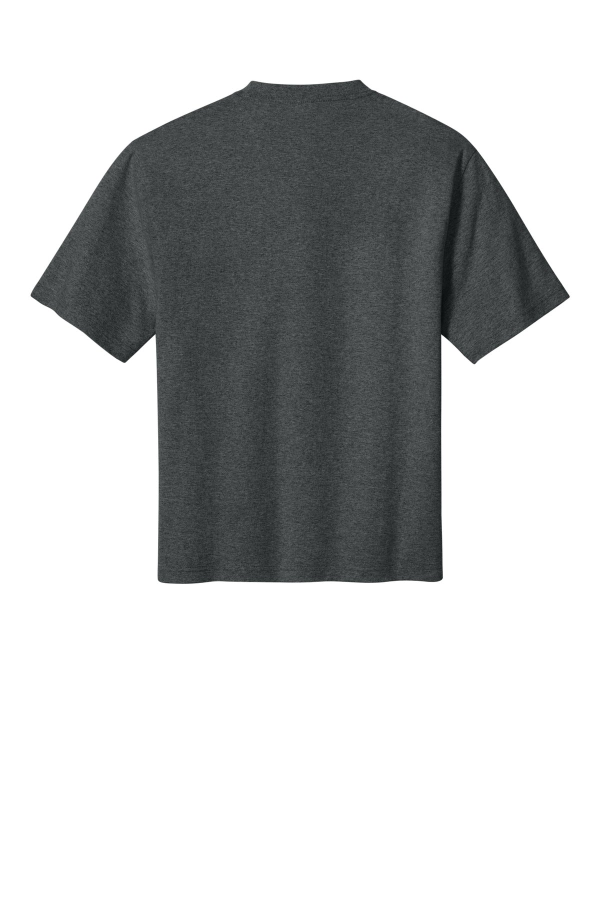 Custom Embroidered District T-Shirts  in Heathered Charcoal