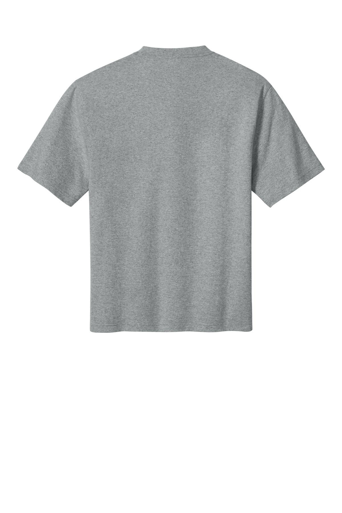 Custom Embroidered District T-Shirts  in Light Heather Grey