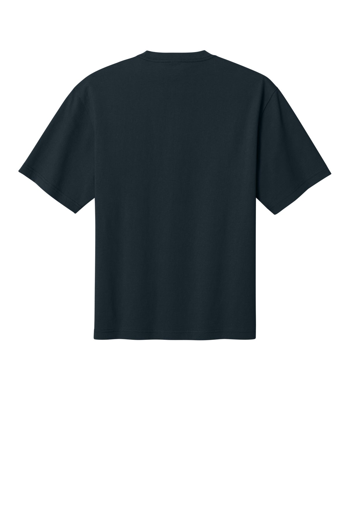 Custom Embroidered District T-Shirts  in Navy Blue