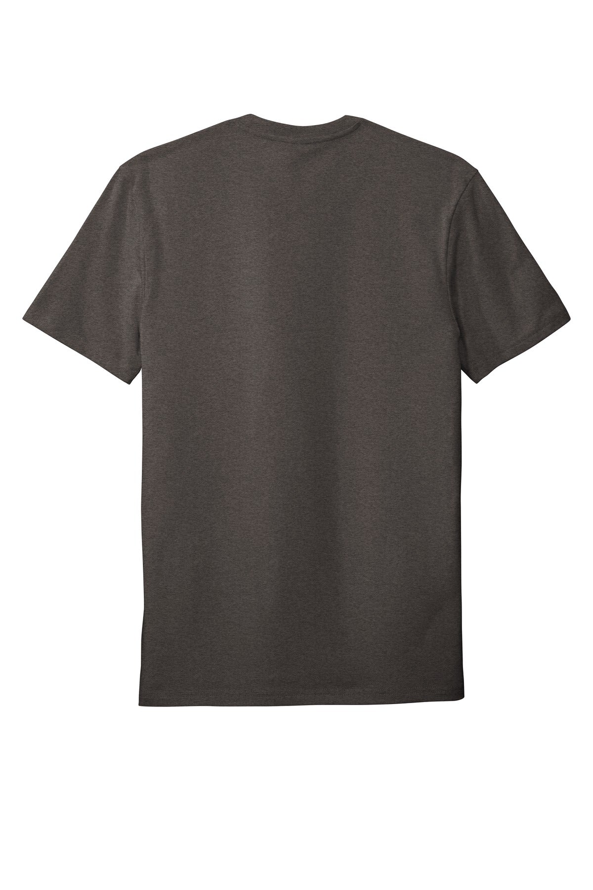 Custom Embroidered District T-Shirts  in Heathered Charcoal