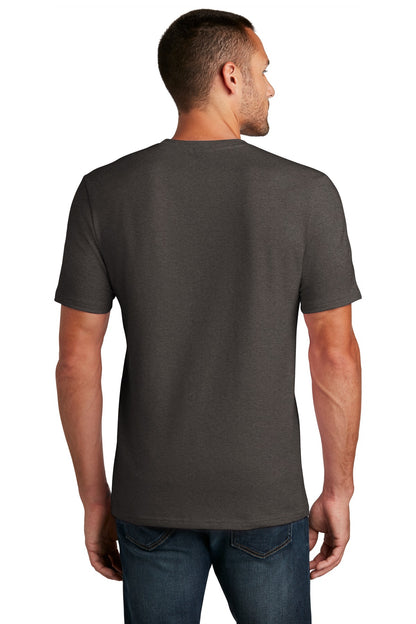 Custom Embroidered District  Flex Tee DT7500,Heathered Charcoal