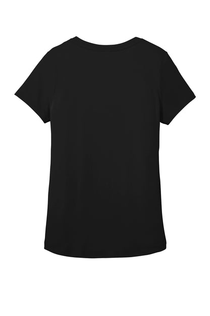 Custom Embroidered District T-Shirts  in Black