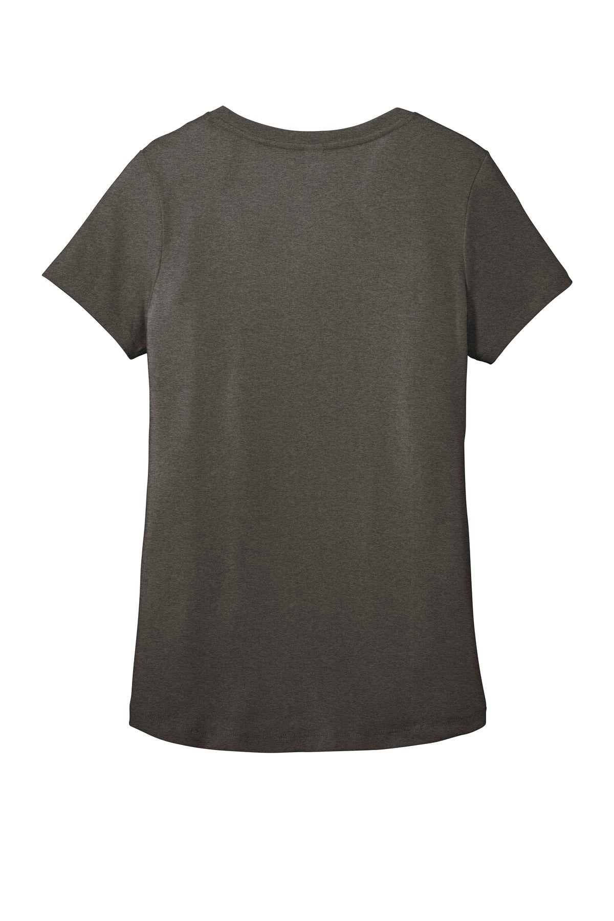 Custom Embroidered District T-Shirts  in Heathered Charcoal