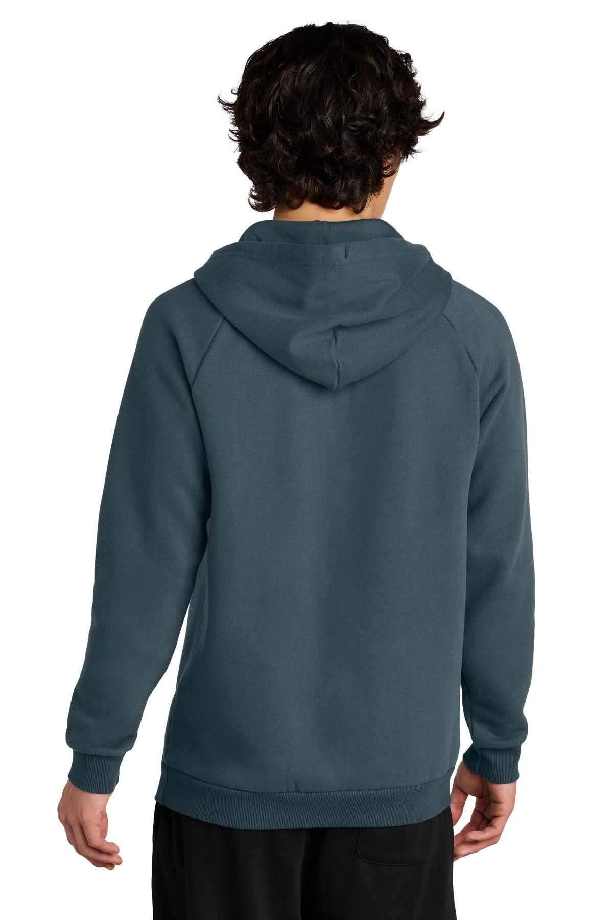 Custom Embroidered District Cloud Fleece Hoodie DT7800,Deep Steel Blue