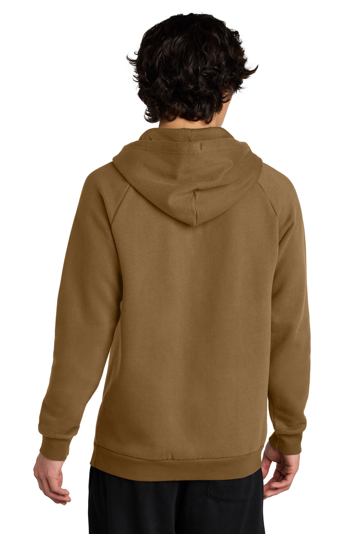 Custom Embroidered District Cloud Fleece Hoodie DT7800,Duck Brown