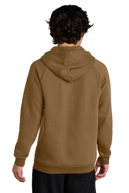 Custom Embroidered District Cloud Fleece Hoodie DT7800,Duck Brown