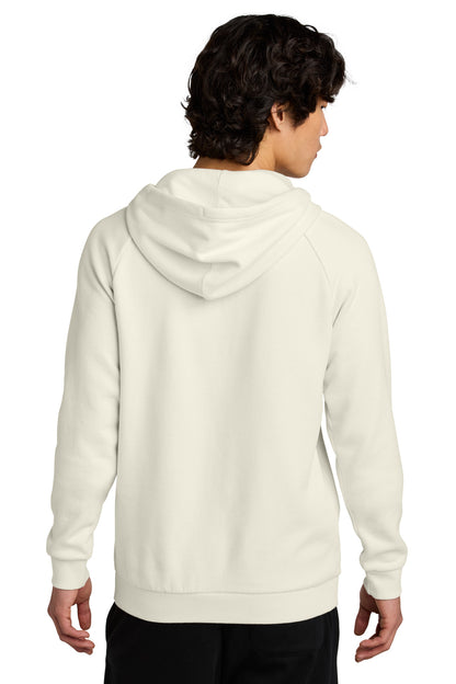 Custom Embroidered District Cloud Fleece Hoodie DT7800,Gardenia