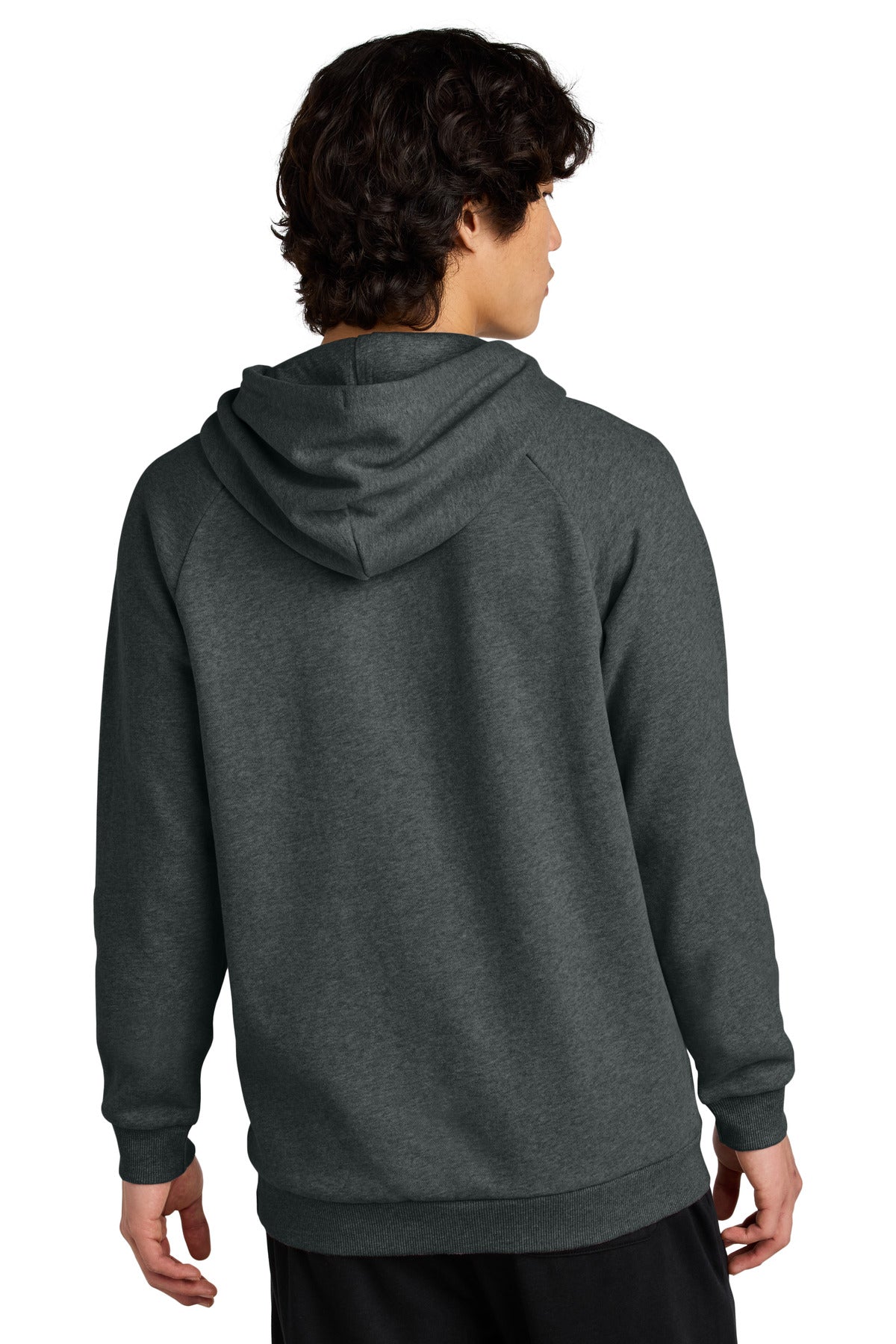 Custom Embroidered District Cloud Fleece Hoodie DT7800,Heathered Charcoal