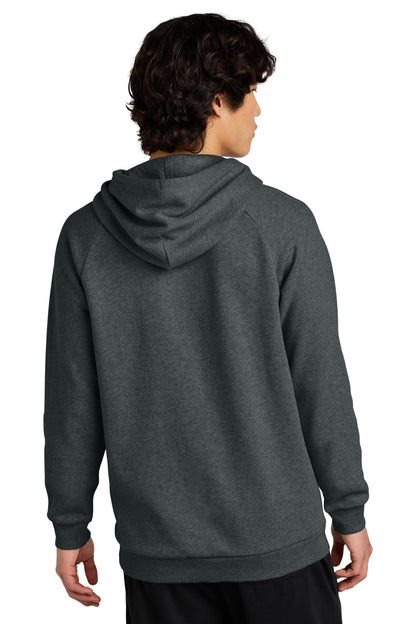 Custom Embroidered District Cloud Fleece Hoodie DT7800,Heathered Charcoal