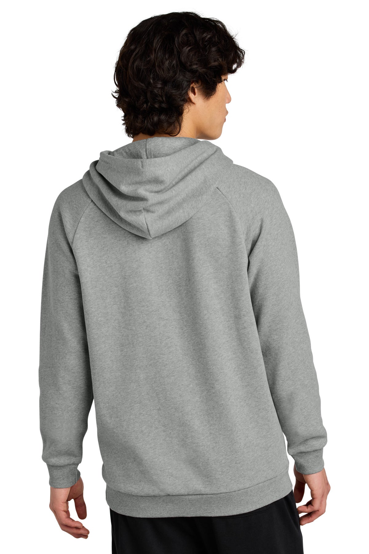 Custom Embroidered District Cloud Fleece Hoodie DT7800,Heathered Steel