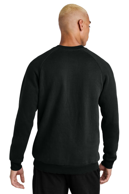 Custom Embroidered District Cloud Fleece Crew DT7804,Jet Black