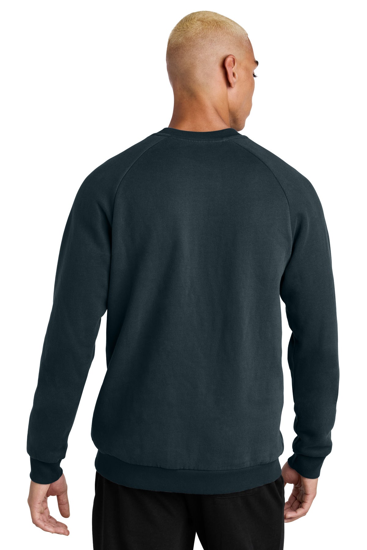 Custom Embroidered District Cloud Fleece Crew DT7804,New Navy