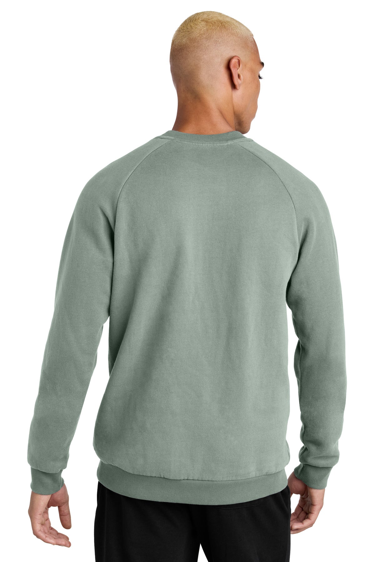 Custom Embroidered District Cloud Fleece Crew DT7804,Slate Green