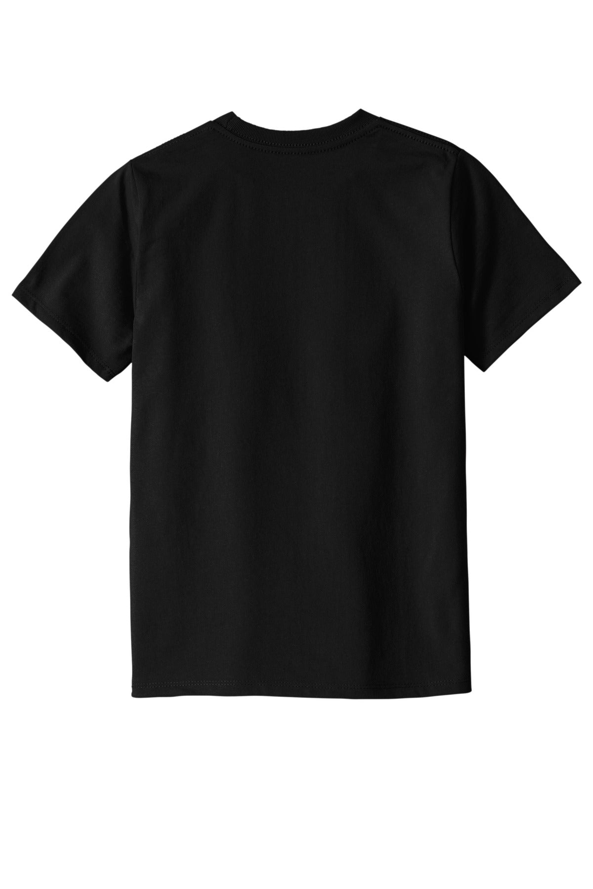 Custom Embroidered District T-Shirts  in Black