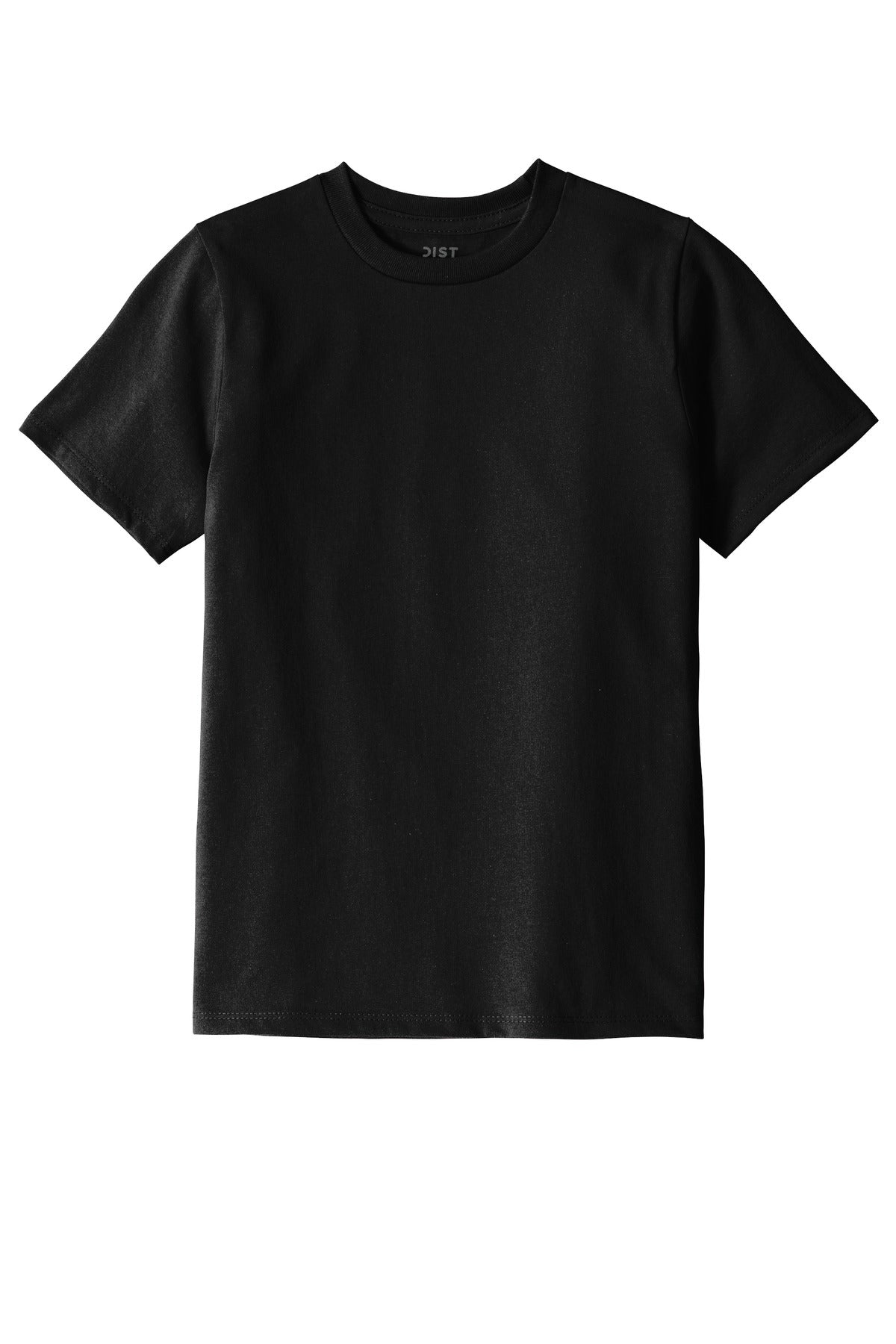 Custom Embroidered District T-Shirts  in Black