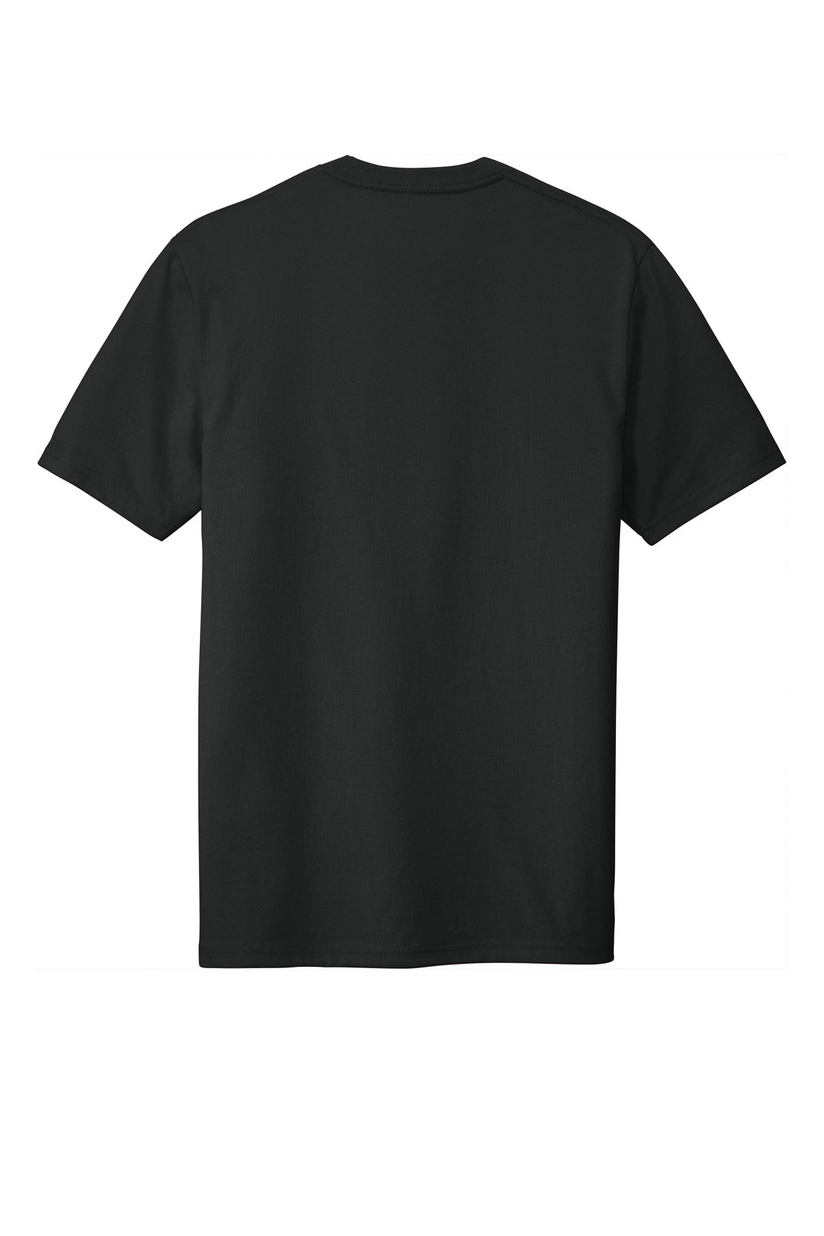 Custom Embroidered District T-Shirts  in Black