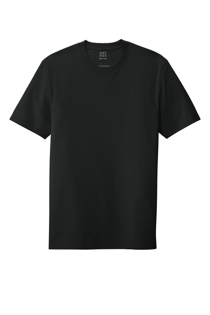 Custom Embroidered District T-Shirts  in Black