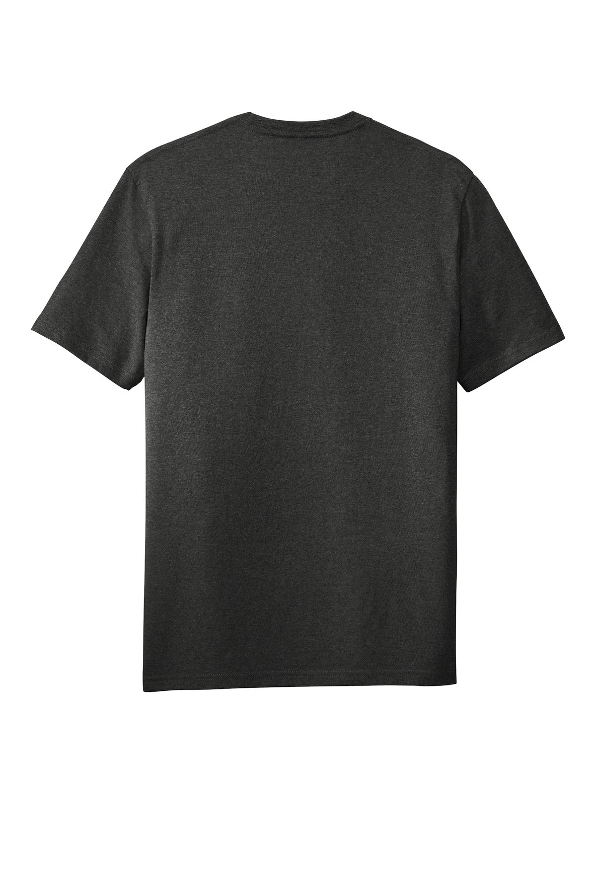 Custom Embroidered District T-Shirts  in Charcoal Heather