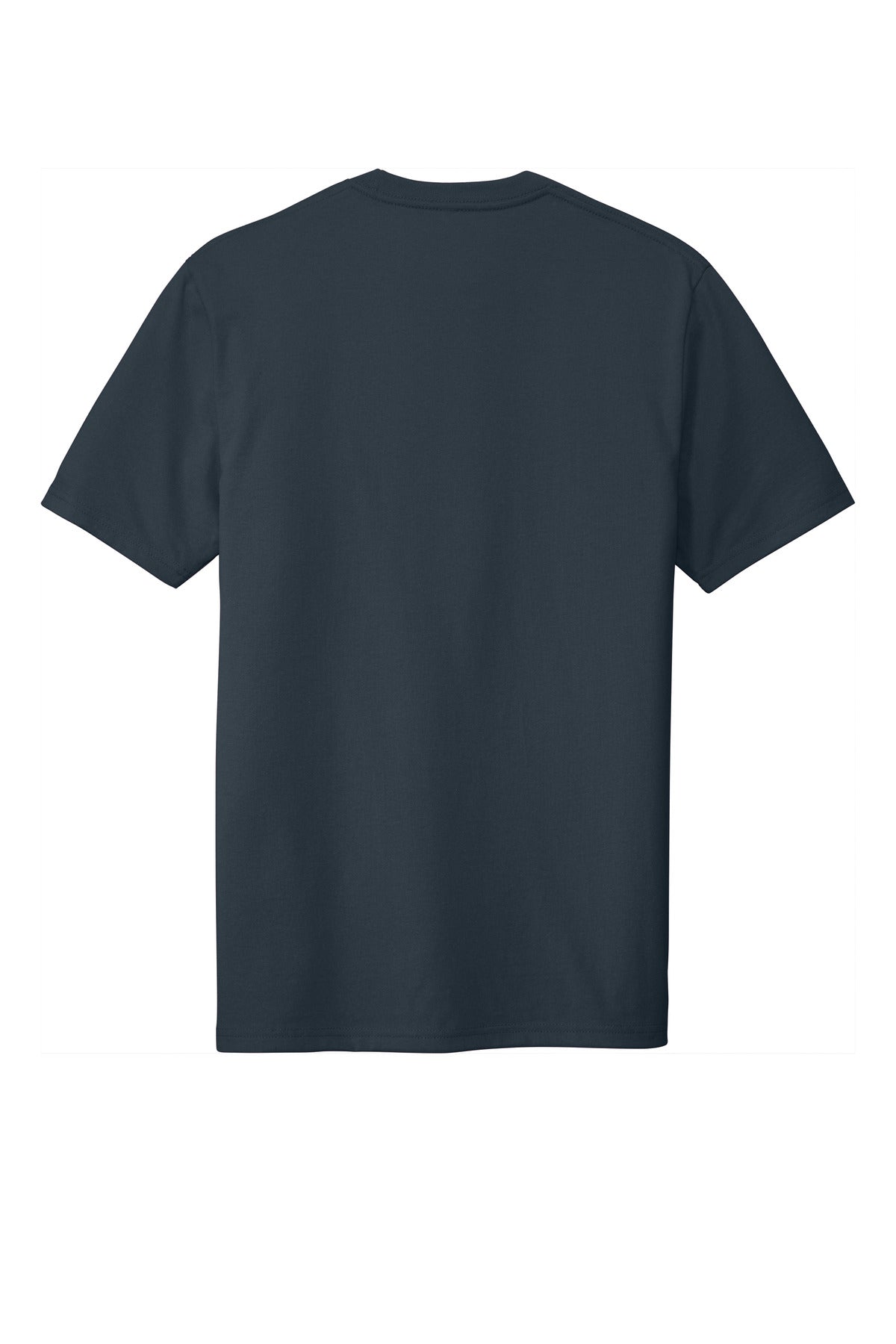 Custom Embroidered District T-Shirts  in True Navy