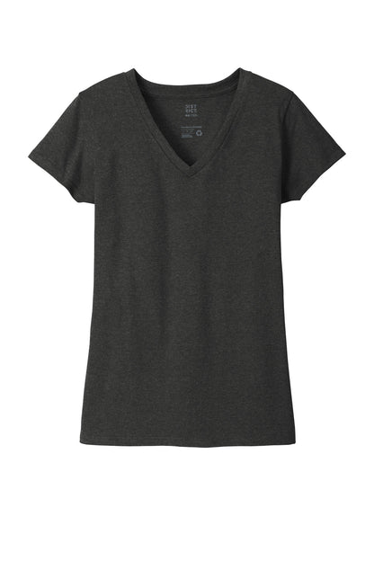 Custom Embroidered District T-Shirts  in Charcoal Heather