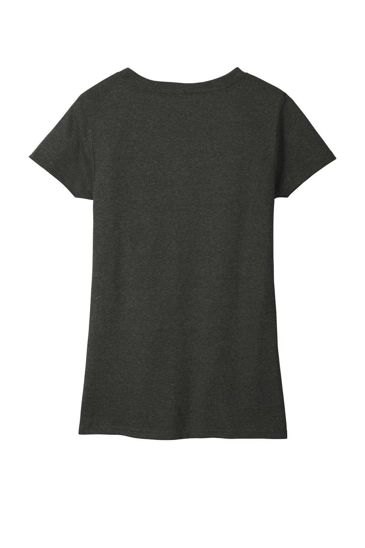 Custom Embroidered District T-Shirts  in Charcoal Heather