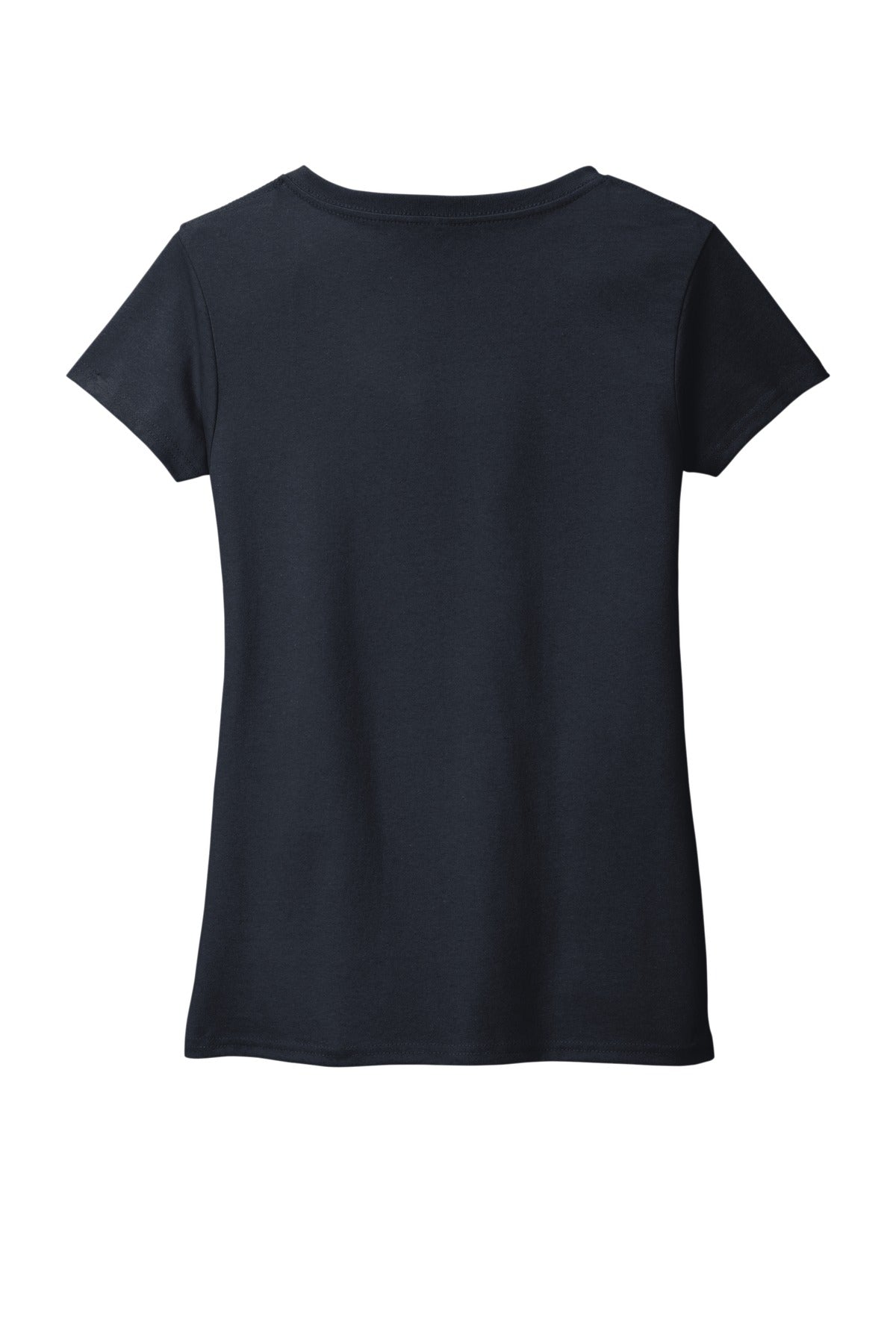 Custom Embroidered District T-Shirts  in True Navy